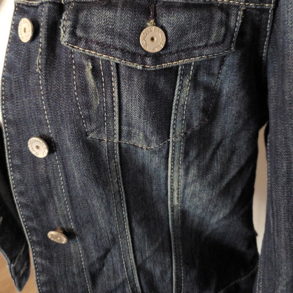 Almost Famous Dark Wash Denim Jean Jacket - Picture 4 of 5